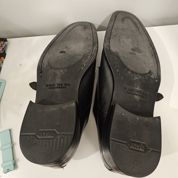 To Boot New York by Adam Derrick Men's Black Double Monk Strap Size US 9.5 - Picture 6 of 6